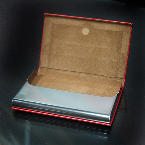 皮革雷射雕刻-名片盒